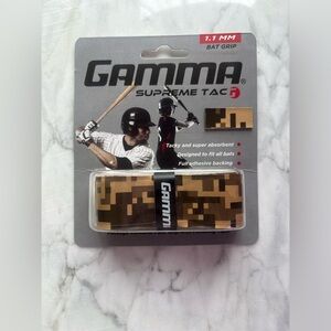 Gamma Supreme Tac Bat Grip 1.1 mm- Brown/ Tan Camouflage